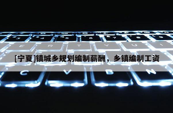 [寧夏]鎮(zhèn)城鄉(xiāng)規(guī)劃編制薪酬，鄉(xiāng)鎮(zhèn)編制工資