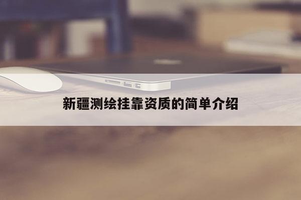 新疆測繪掛靠資質(zhì)的簡單介紹
