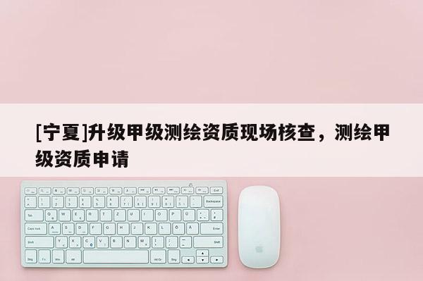 [寧夏]升級(jí)甲級(jí)測(cè)繪資質(zhì)現(xiàn)場(chǎng)核查，測(cè)繪甲級(jí)資質(zhì)申請(qǐng)