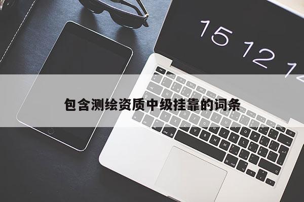 包含測(cè)繪資質(zhì)中級(jí)掛靠的詞條