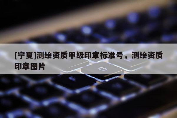 [寧夏]測(cè)繪資質(zhì)甲級(jí)印章標(biāo)準(zhǔn)號(hào)，測(cè)繪資質(zhì)印章圖片