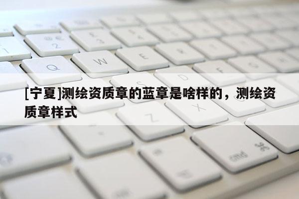 [寧夏]測(cè)繪資質(zhì)章的藍(lán)章是啥樣的，測(cè)繪資質(zhì)章樣式
